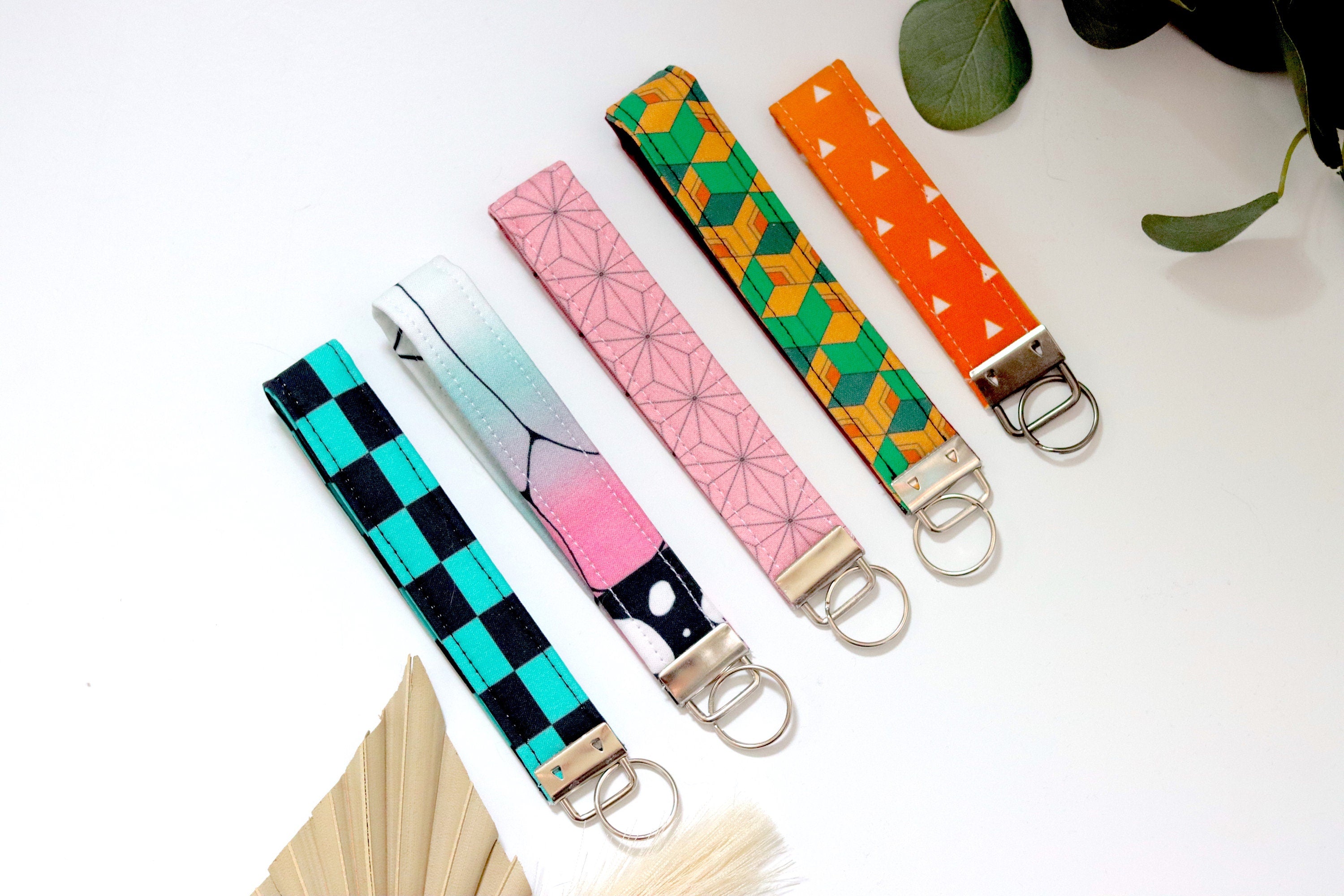 Demon Slaying Keychain Fobs | Gift Ideas | Personal