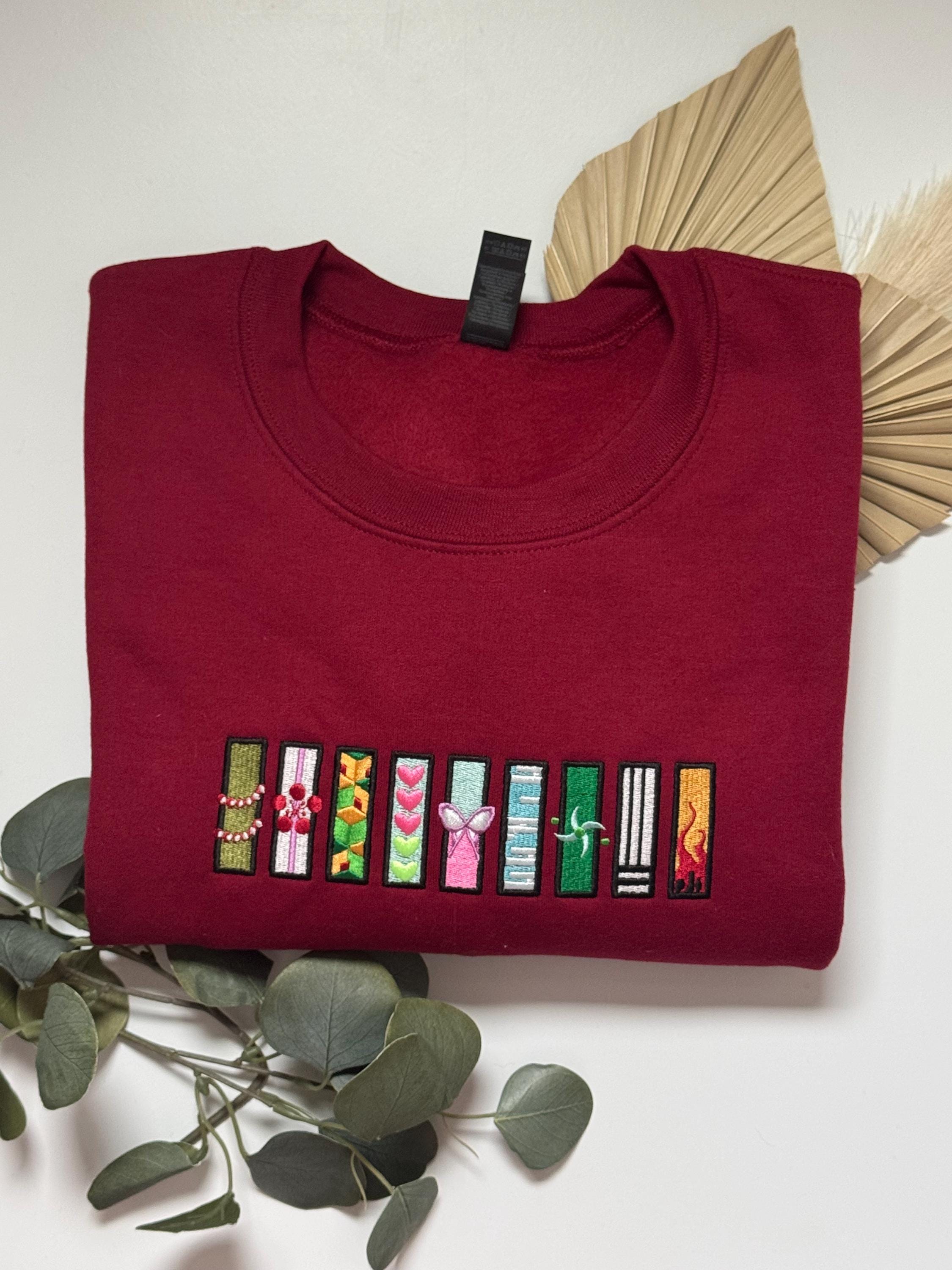 Anime-Inspired Pattern Embroidered Hoodie