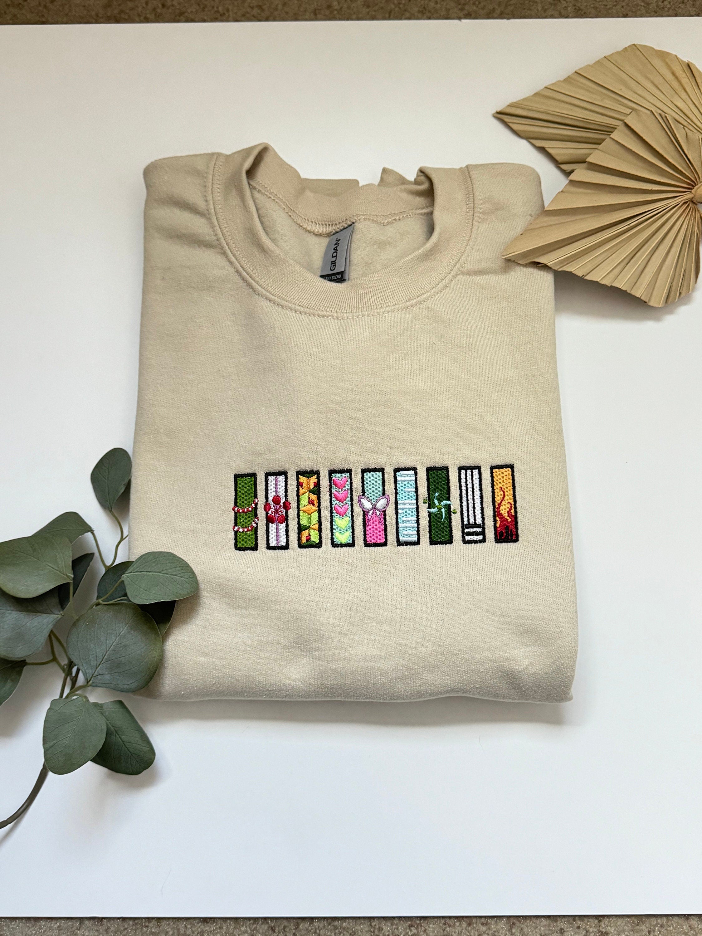 Anime-Inspired Pattern Embroidered Hoodie